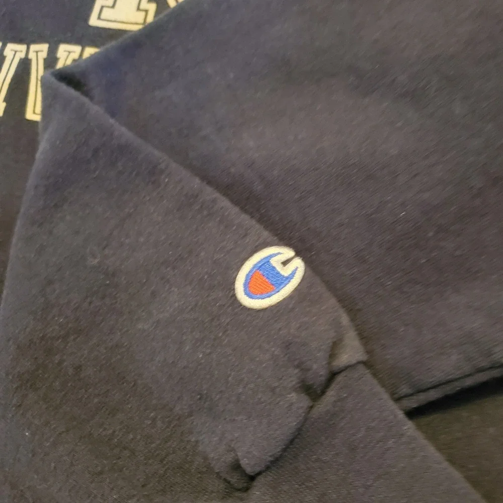 Vtg Carson Newman Eagles Sweatshirt Adult Medium Blue Champion‎ Eco Fleece